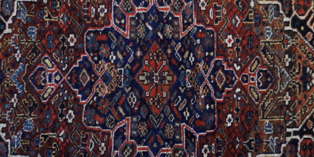 Old Qashqa'i tribal Persian rug