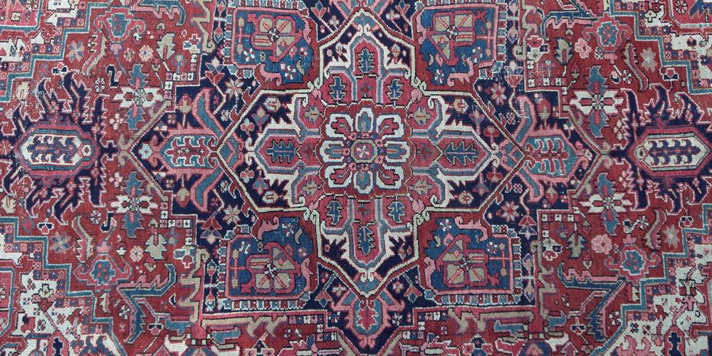 Antique Heriz Persian Carpet