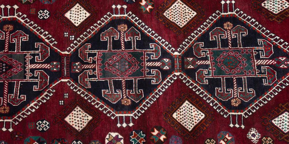 Old Qashqa'i Tribal Persian Rug