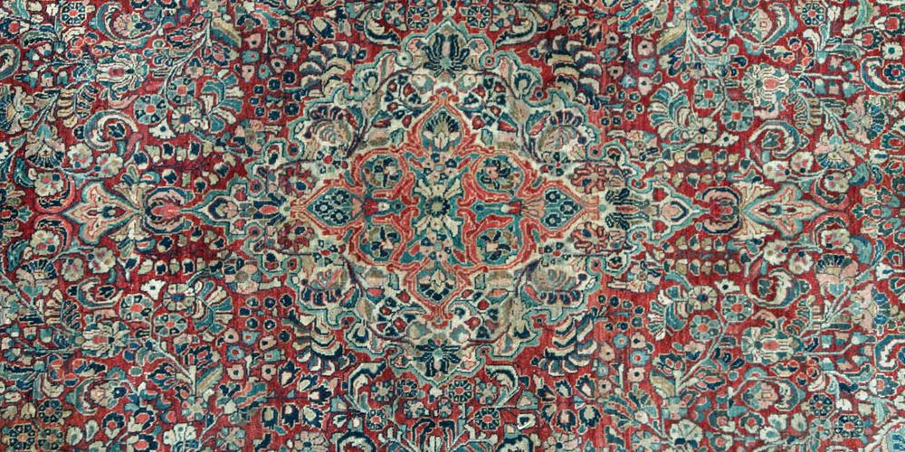 Antique Sarouk Persian Carpet