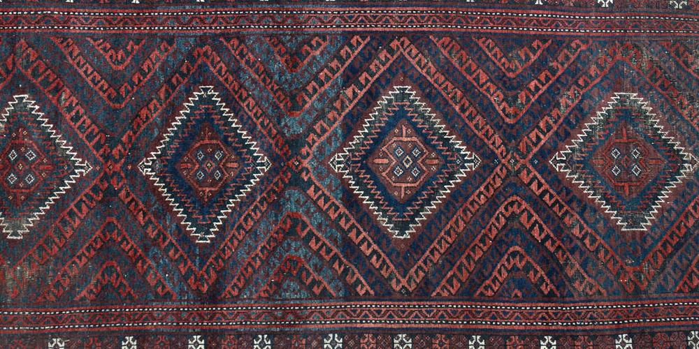 Antique Baluch possibly Aimaq rug 