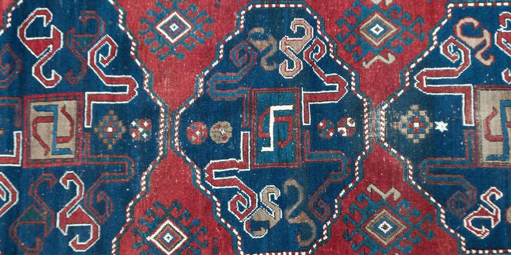 Antique Chondzoresk Karabagh Caucasian Rug