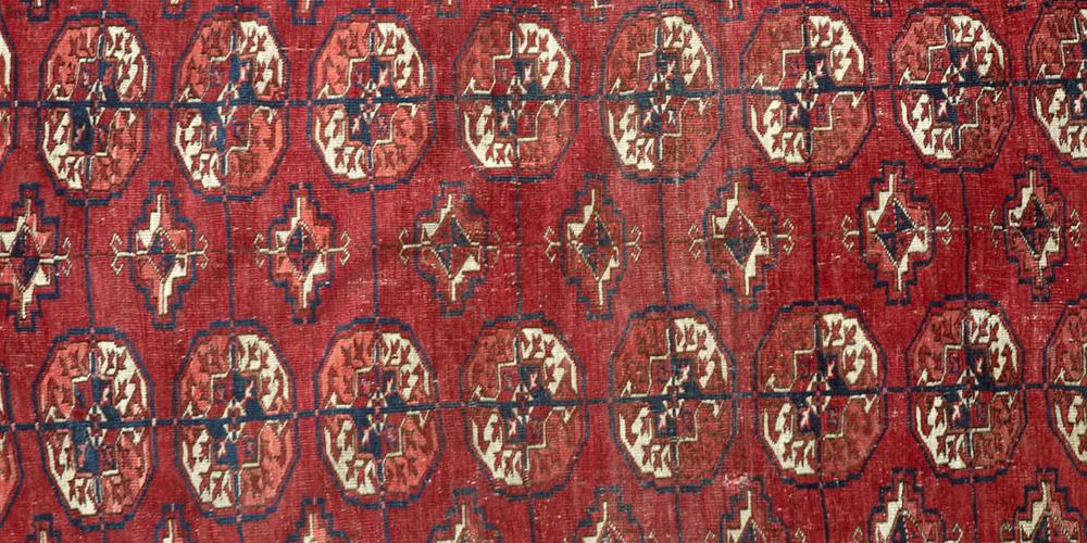 Antique Tekke Turkoman Rug Turkmenistan Russia