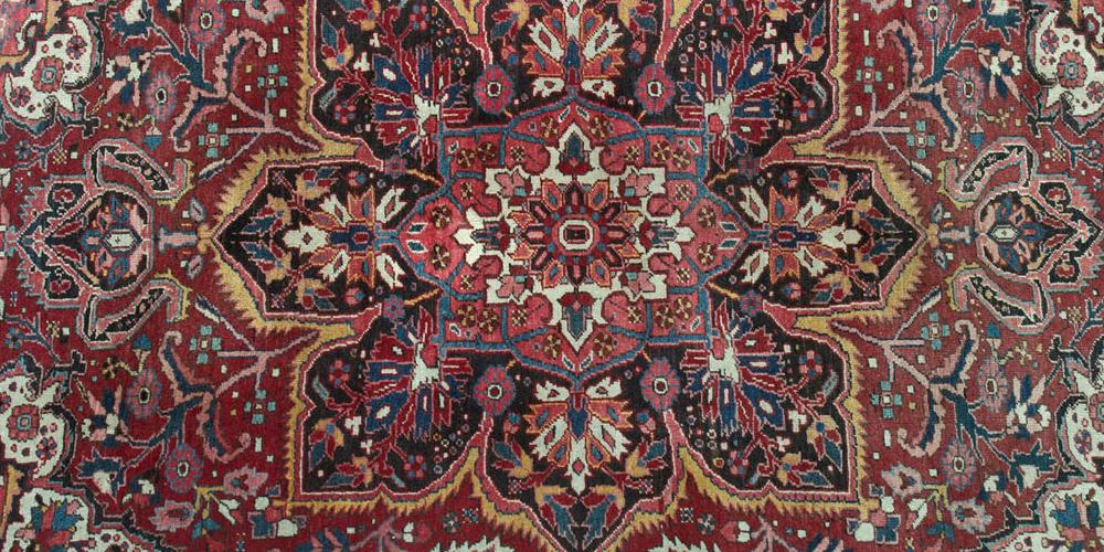 Old or Antique Heriz Persian Carpet