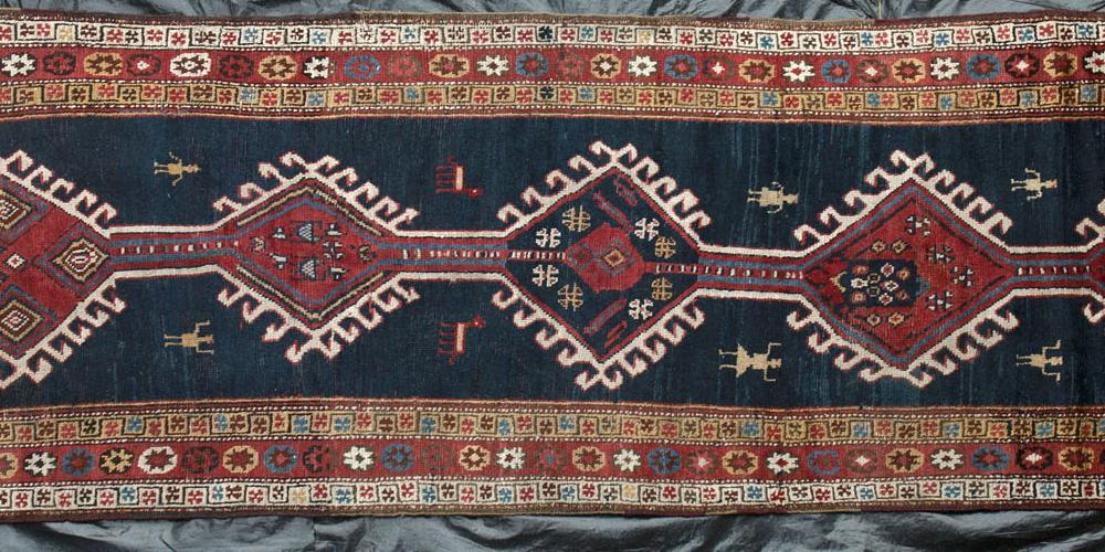 Old or antique Heriz or Northwest Persian runner