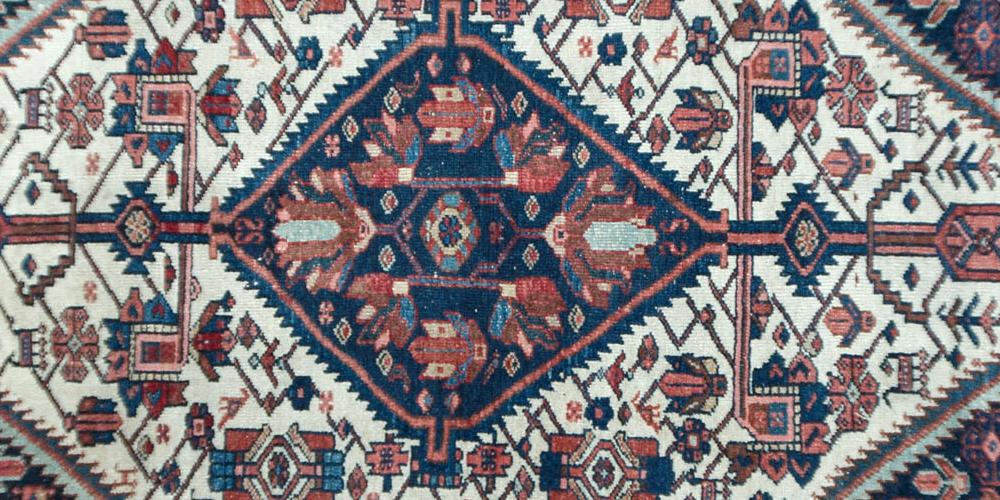 Antique Malayer northwest Persian rug