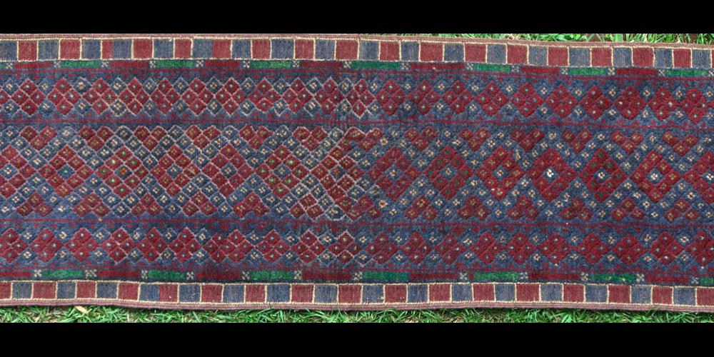 Afghan Mashwani pile and soumak runner