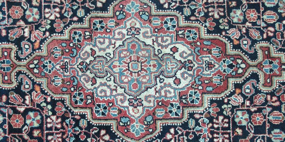 Antique Jozanl Persian Rug