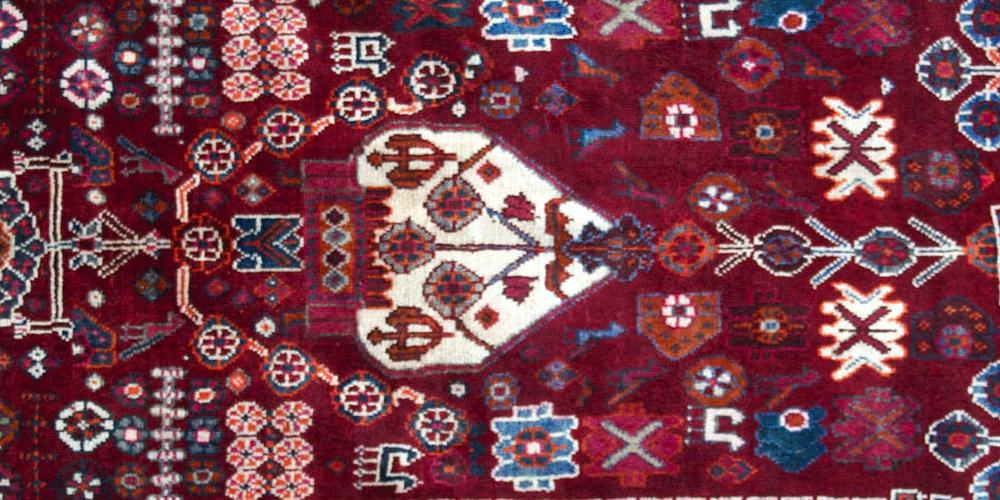 Old Qashqa'i Tribal Persian Rug