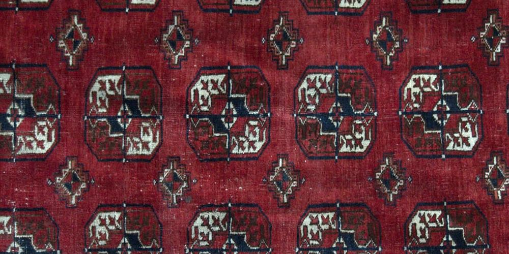 Antique Tekke Turkoman Rug Turkmenistan Russia