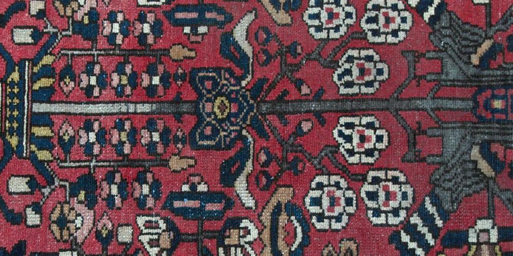 Persian Bakhtiari Tribal Old Rug