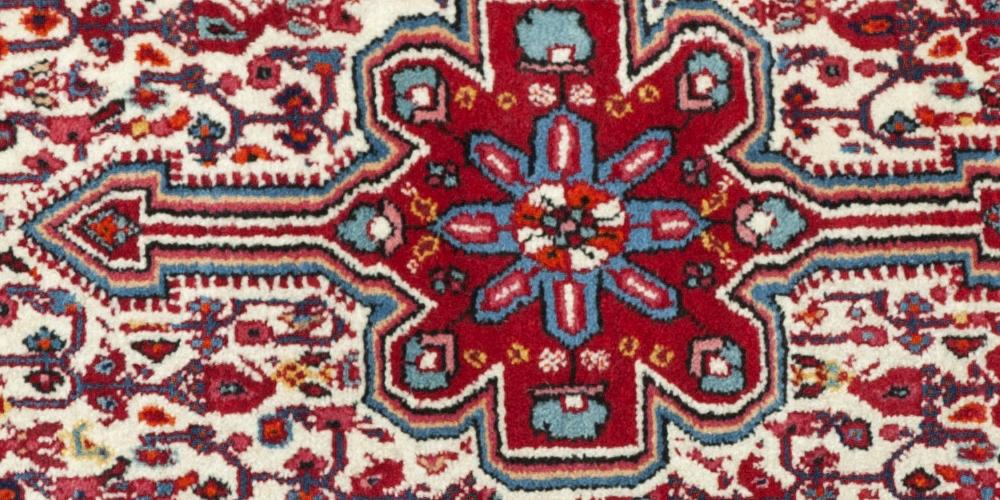 Old Senneh Kurdish woven Persian rug