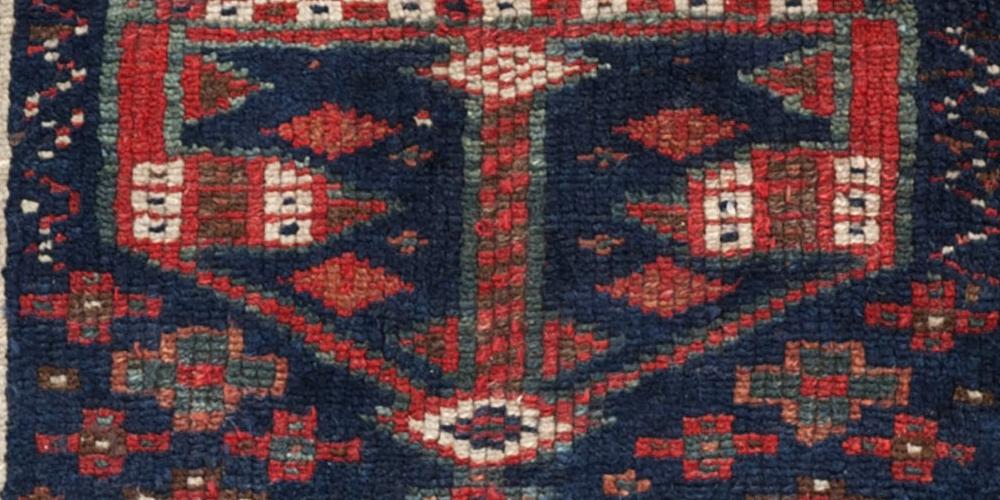 Antique Kurdish or possibly Qashqa'i bagface