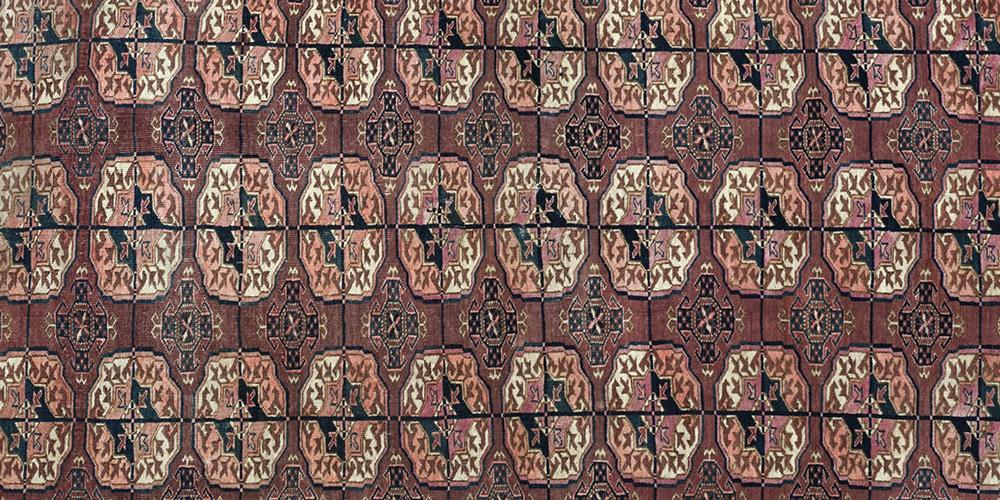 Antique Tekke Turkoman tribal rug