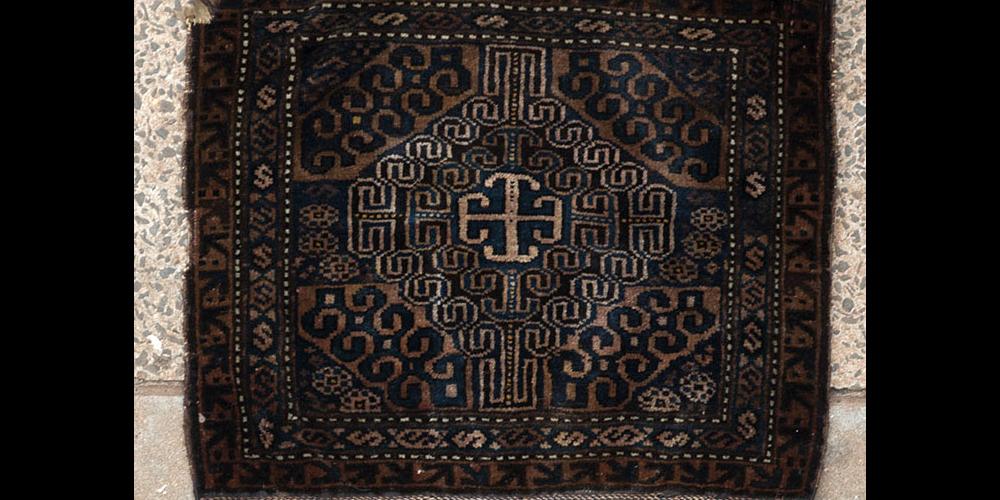 Antique Baluch khorjin or saddle bag