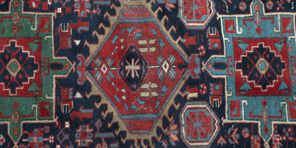 Antique Karadja Persian Rug
