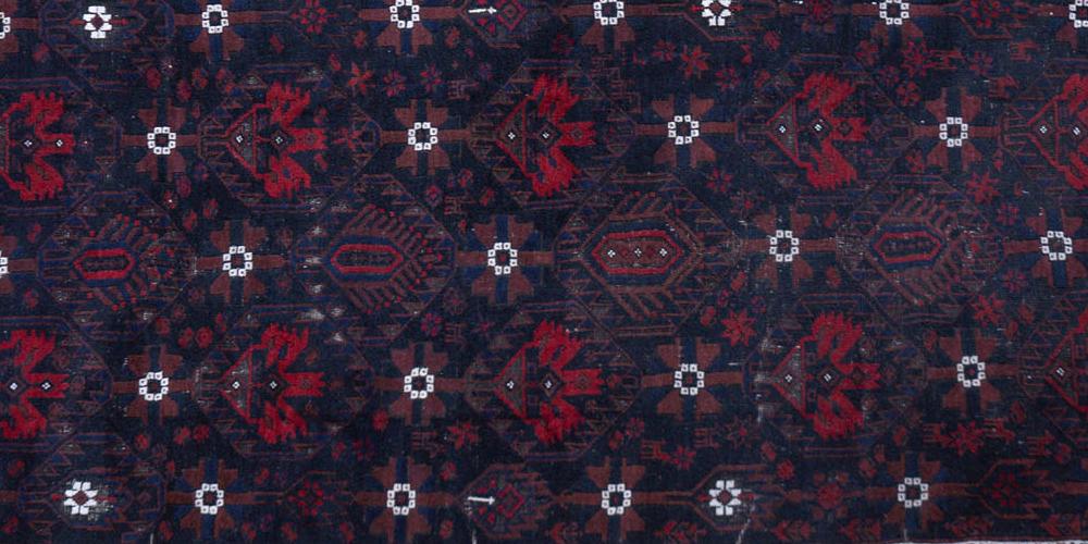 Antique Baluch Khorrassan Persian tribal rug
