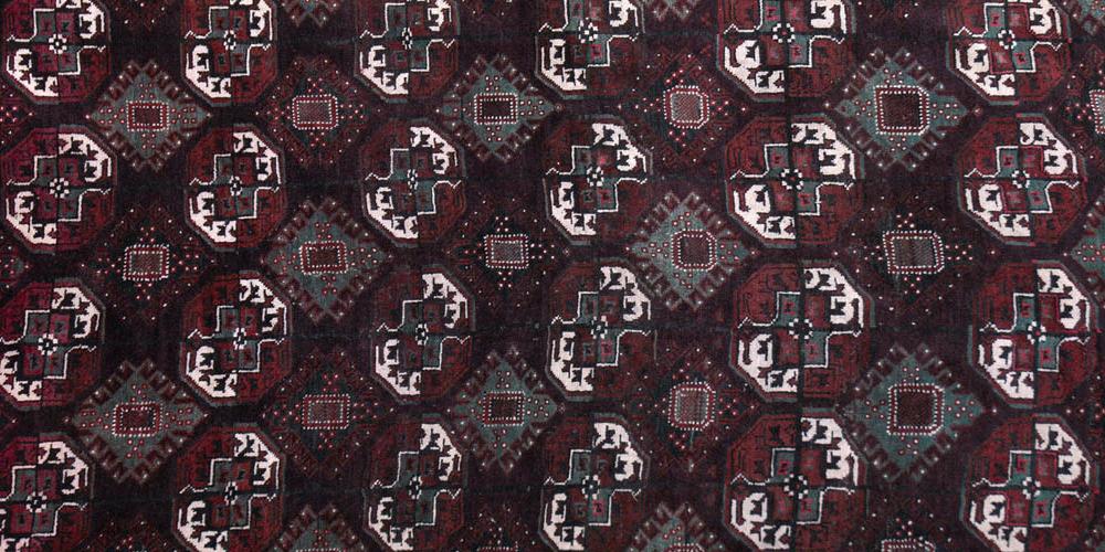 Old Baluch Afghan or Persian Tekke design rug
