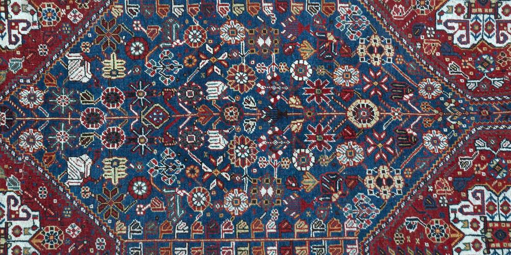 Antique Tribal Qashqa'i Persian Rug