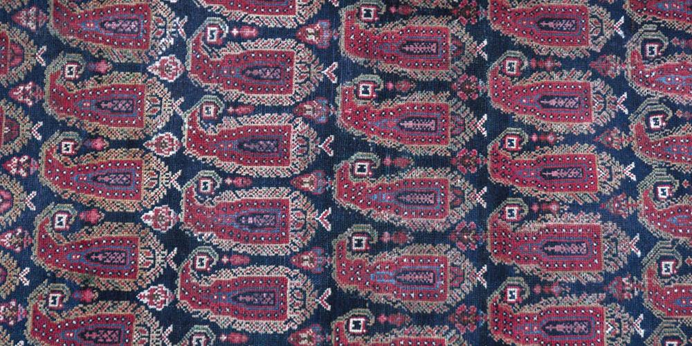 Antique Senneh-Malayer Persian Rug