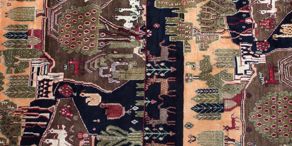 Old Hamadan Village Persian Rug