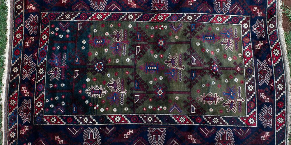 Old Shiraz Persian tribal rug