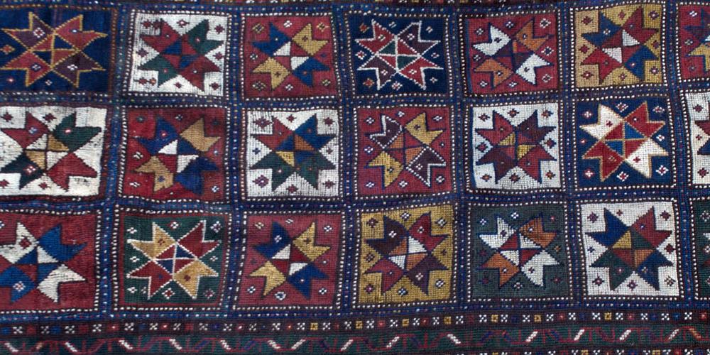 Antique Kazak Caucasian Rug