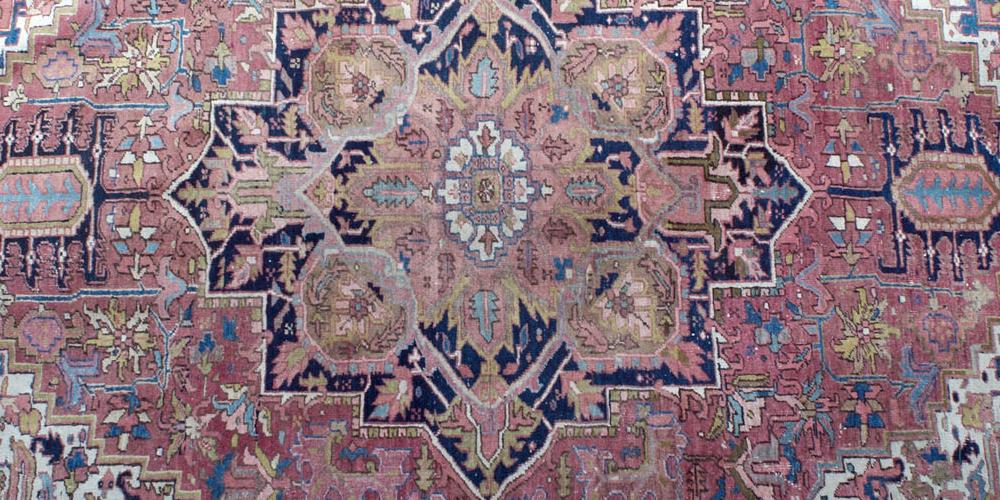 Antique Heriz Persian Carpet