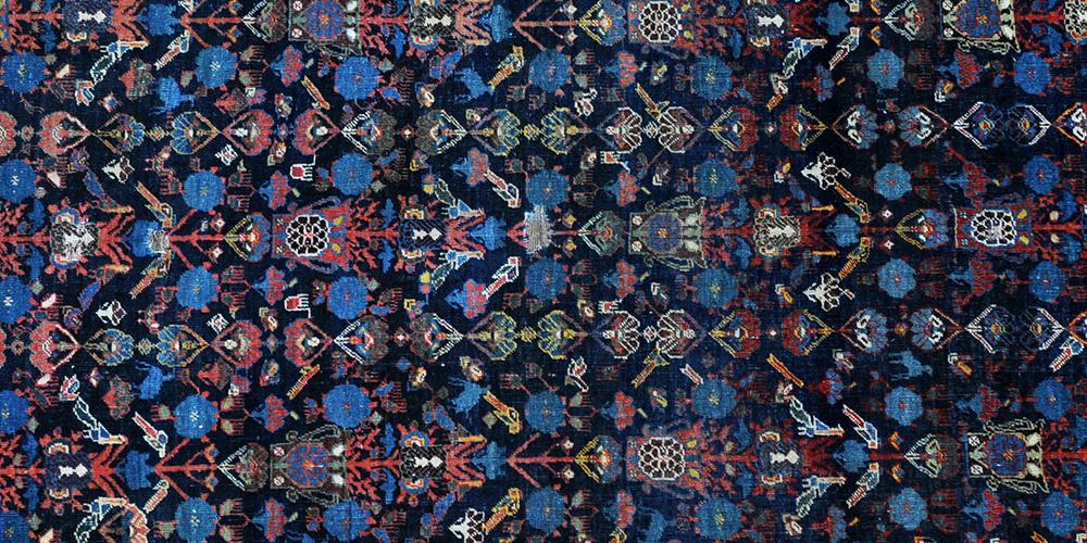 Antique or old Qashqa'i (?) tribal Persian rug