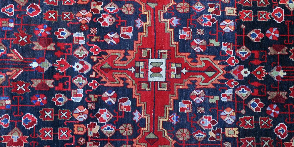 Old Malayer or Hamadan Persian rug