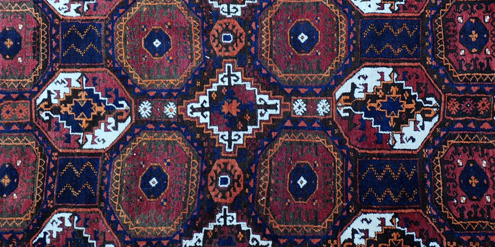 Old Baluch Afghan Rug