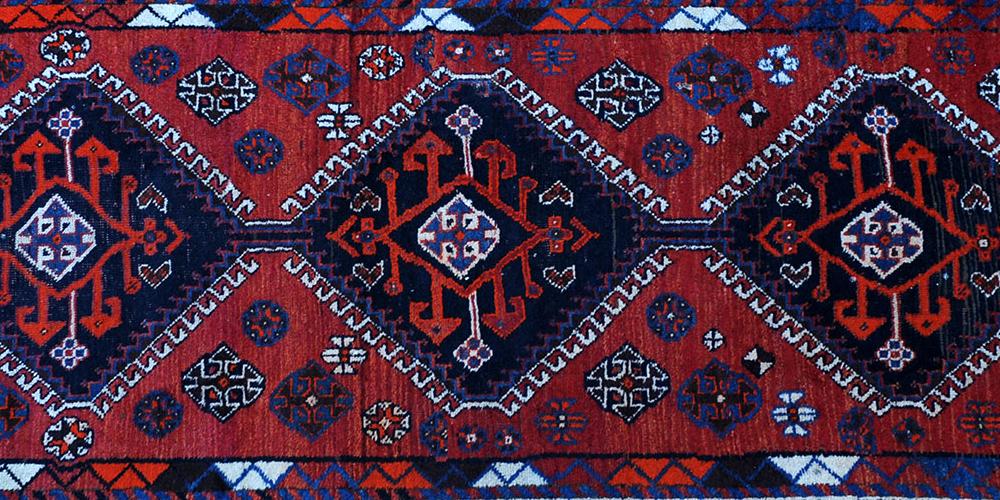 Antique or old Qashqa'i (?) tribal Persian rug