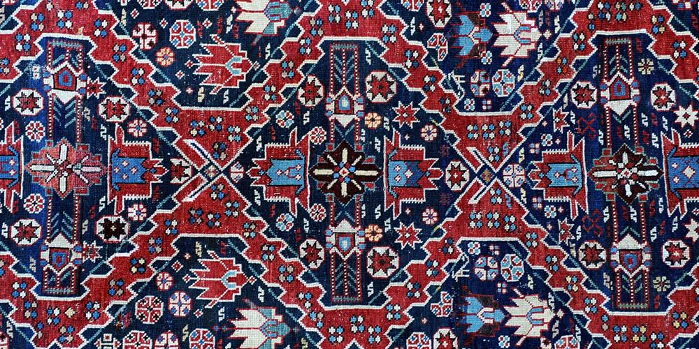 Antique Kazak Caucasian Rug