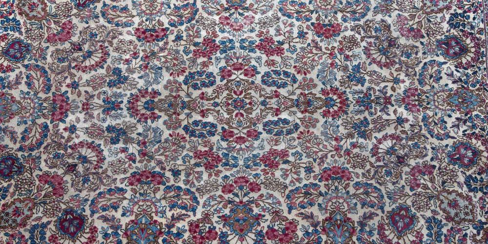 Antique Kerman Persian carpet