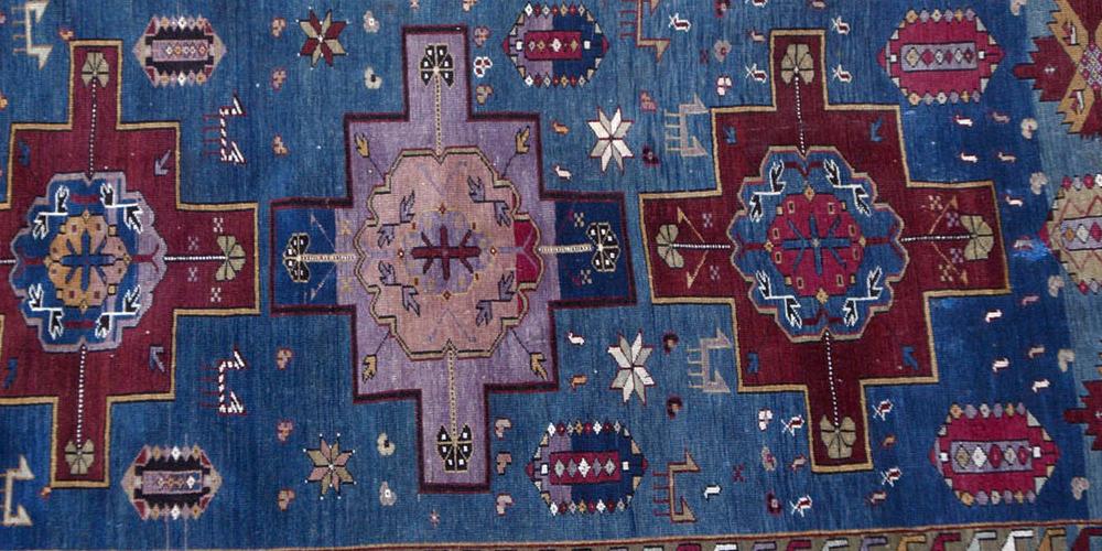 Antique Kazak Caucasian Rug