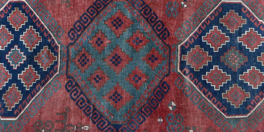 Antique Lori Pambak Kazak Caucasian rug