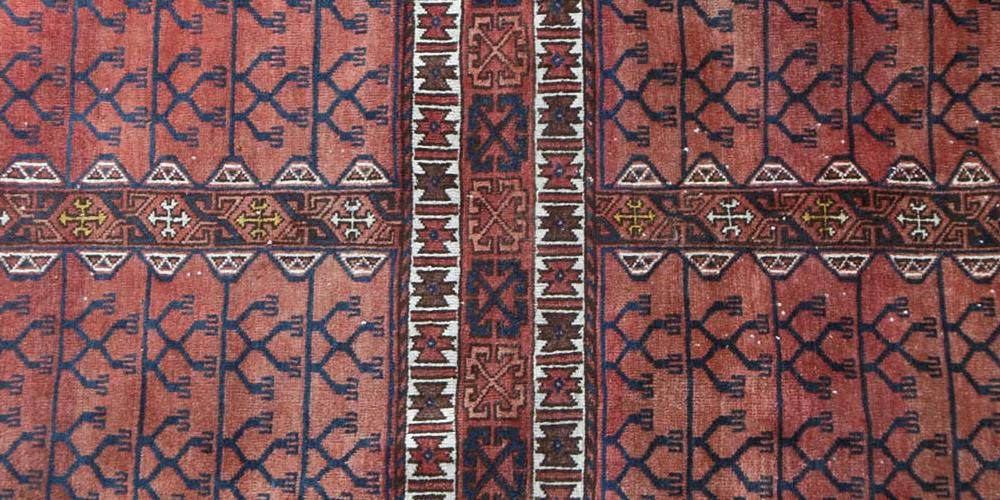 Antique Afghan Hatchlu or Engsi rug