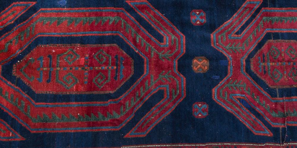 Antique Lenkoran Caucasian Rug