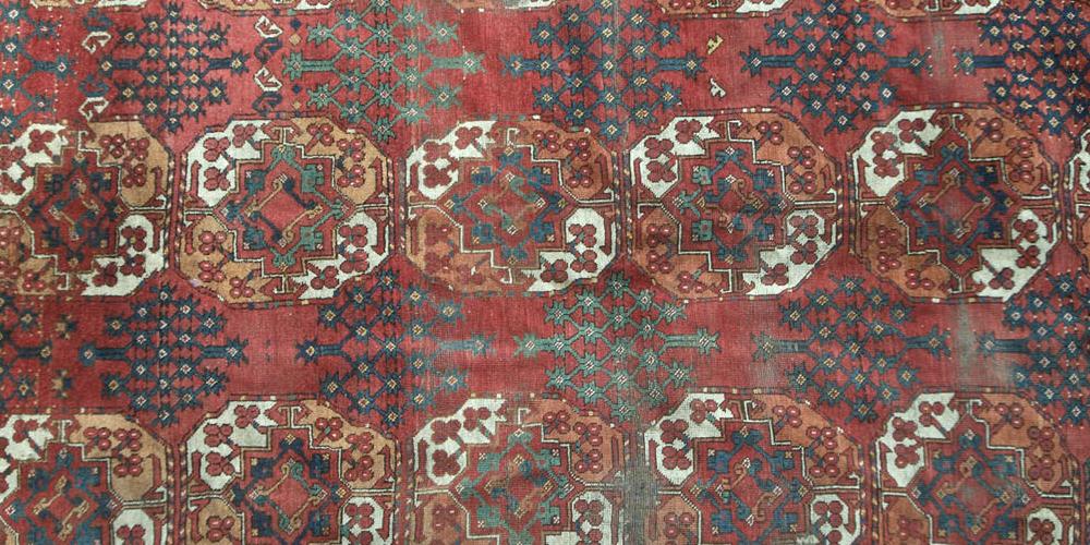 Antique Ersarti or Beshiri Afghan Carpet