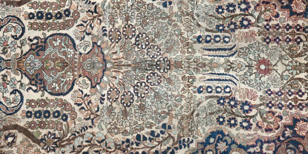 Antique Persian Isphahan one of pair