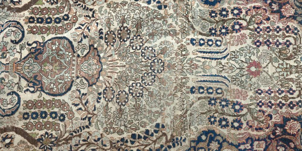 Antique Persian Isphahan one of pair