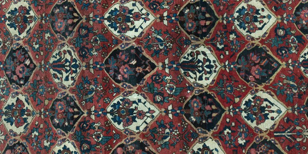 Persian Bakhtiari Tribal Antique Carpet