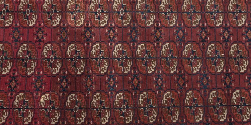 Old or antique Tekke Turkoman tribal rug