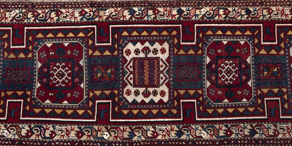 Old Persian Azerbaijan Shirvan design runner