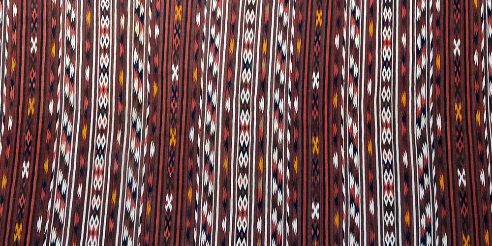 Antique Kashgari Turkoman Kilim