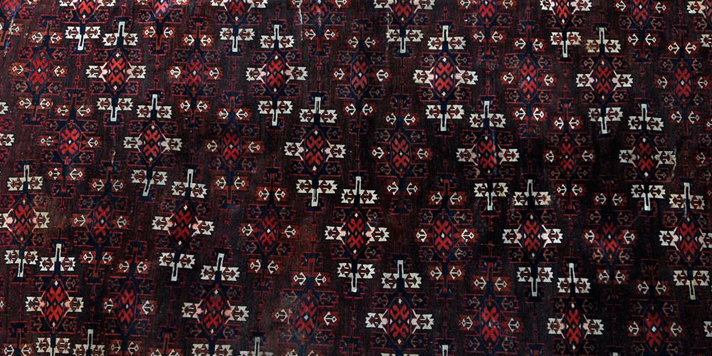 Old or Antique Yomut Turkoman main carpet