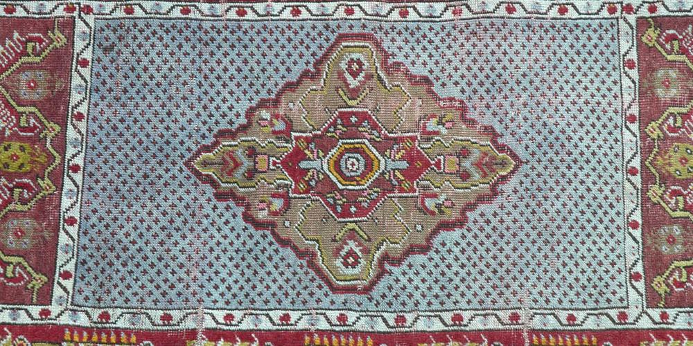 Old Turkish Anatolian Ghiordes or Dazkiri Rug