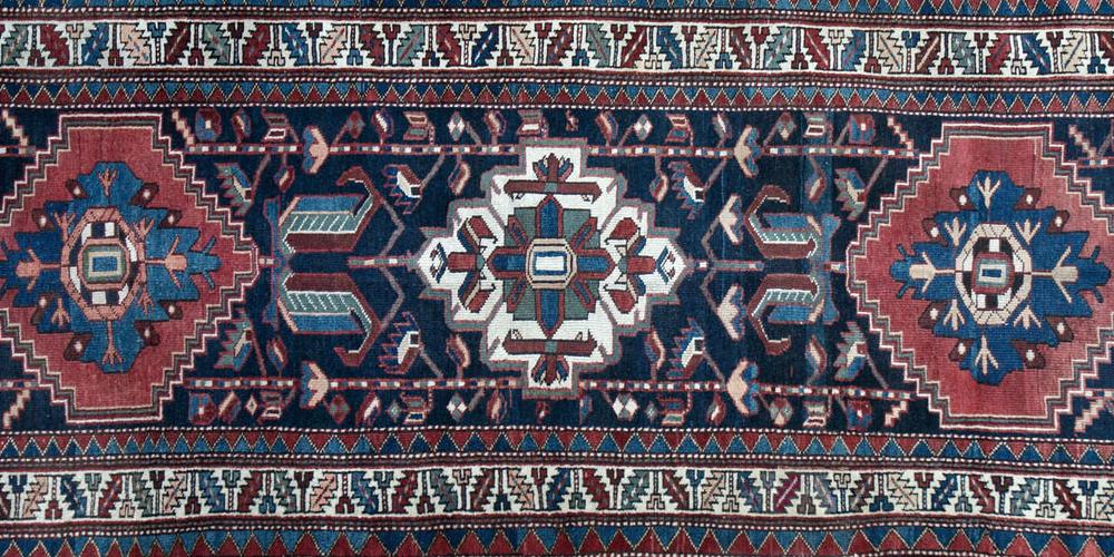 Antique Kazak Caucasian Runner