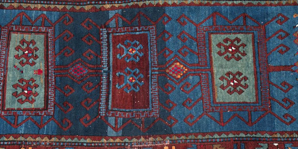 Antique Kazak Caucasian Rug