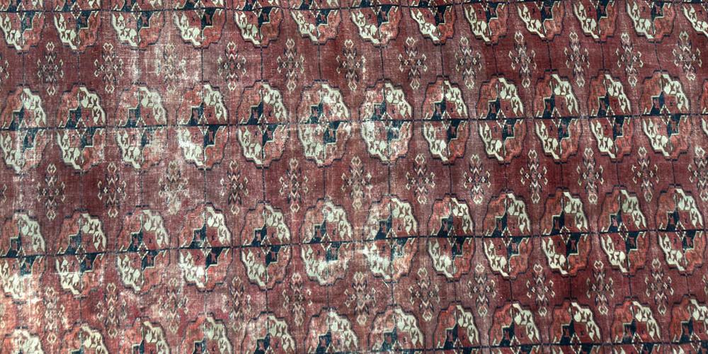 Antique Tekke Turkoman Main Carpet Turkmenistan